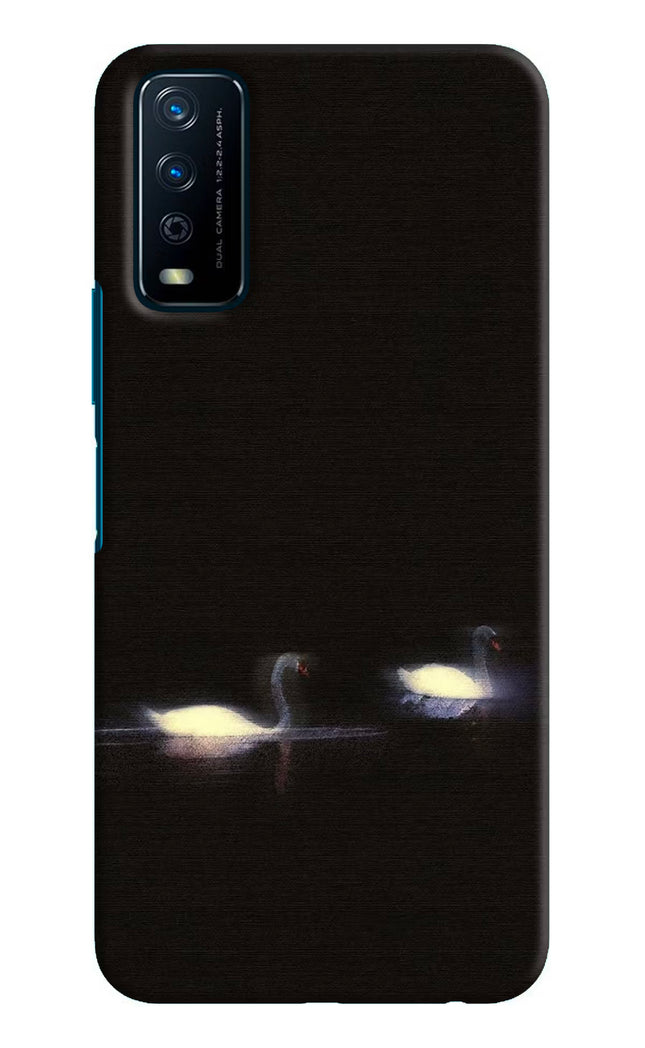 Silent Swans Vivo Y12s Hard Case Back Cover by Casekaro
