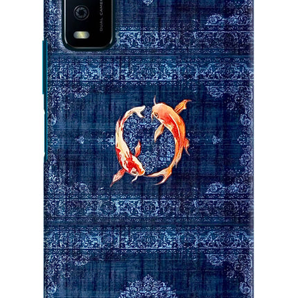 Koi Blue Vivo Y12s Hard Case Back Cover by Casekaro