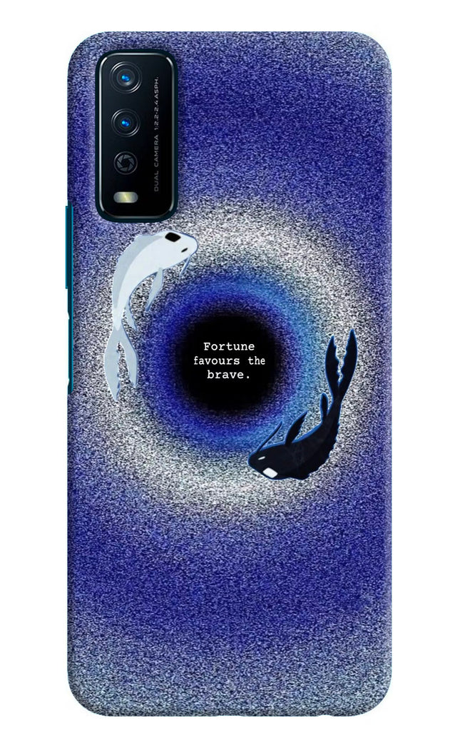 Dark Koi Vivo Y12s Hard Case Back Cover by Casekaro