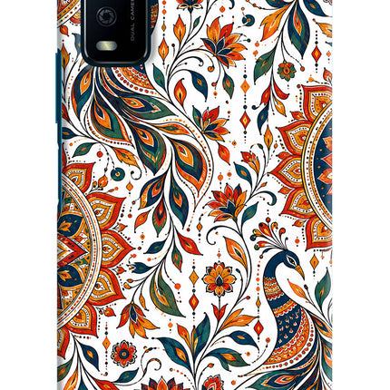 White Mayura Vivo Y12s Back Cover
