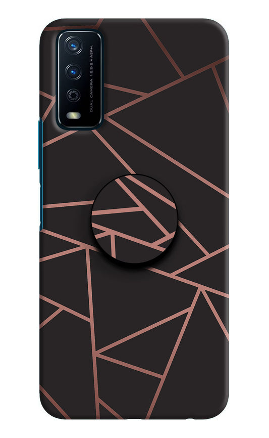 Geometric Pattern Vivo Y12s Pop Case by Casekaro