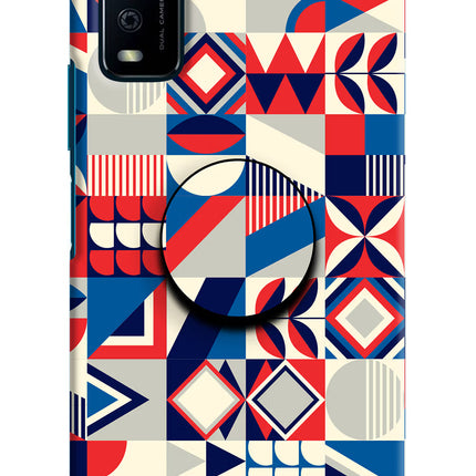 Colorful Pattern Vivo Y12s Pop Case by Casekaro