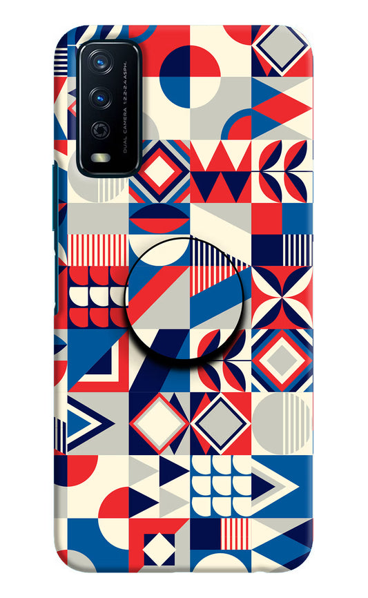 Colorful Pattern Vivo Y12s Pop Case by Casekaro