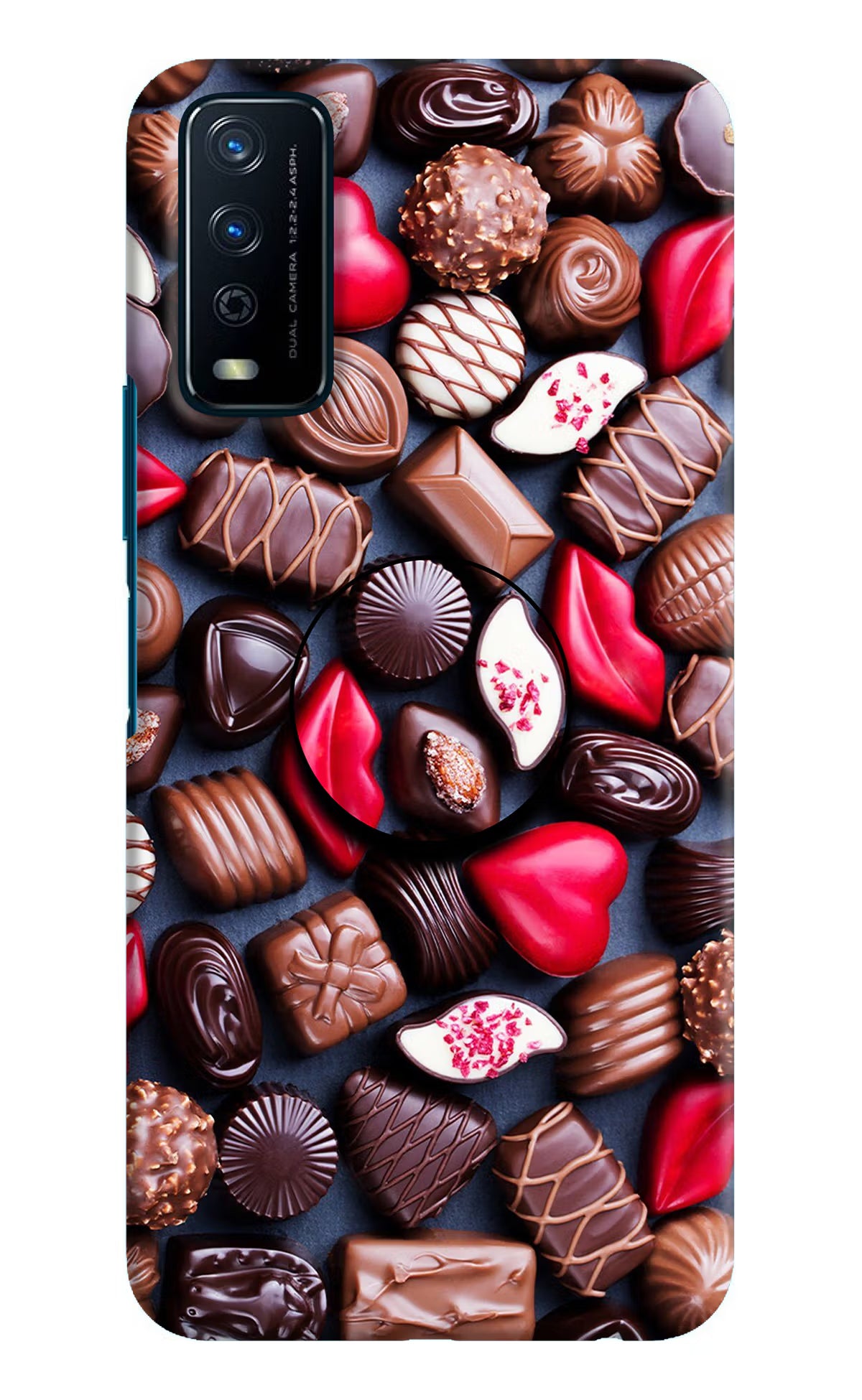 Chocolates Vivo Y12s Pop Case by Casekaro
