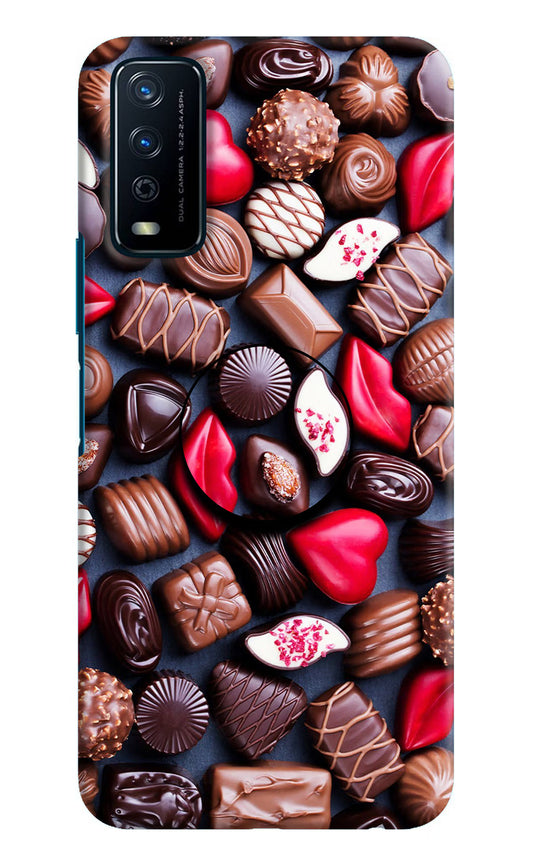 Chocolates Vivo Y12s Pop Case by Casekaro