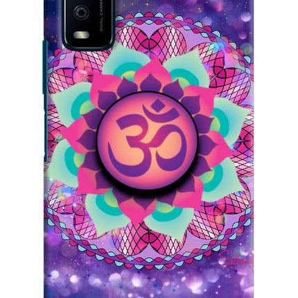 Om Purple Vivo Y12s Pop Case by Casekaro