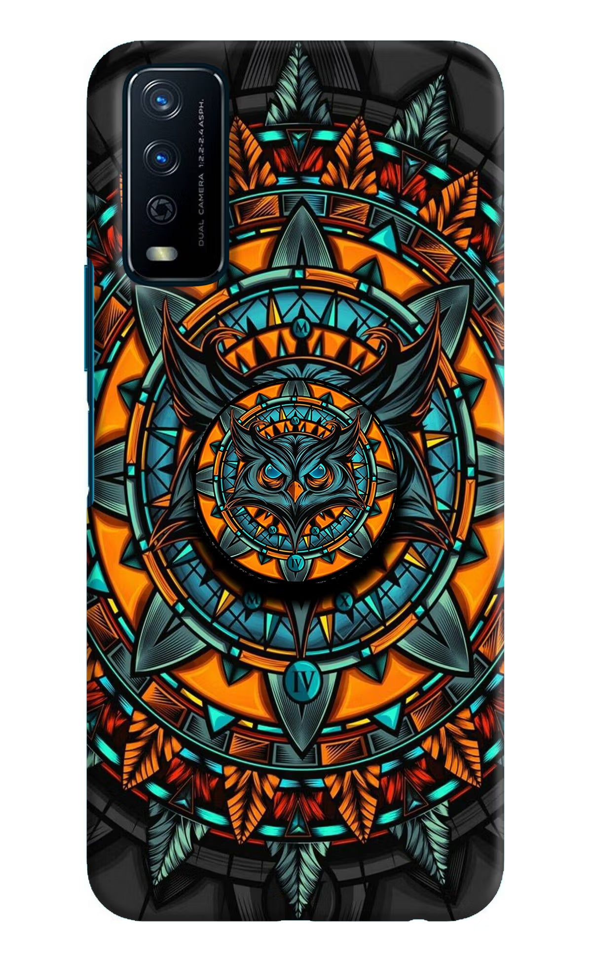 Angry Owl Vivo Y12s Pop Case by Casekaro