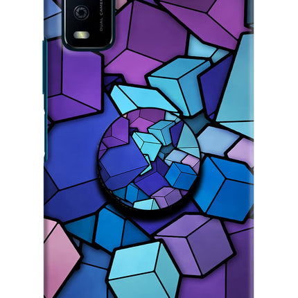 Cubic Abstract Vivo Y12s Pop Case by Casekaro