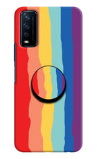 Rainbow Vivo Y12s Pop Case by Casekaro
