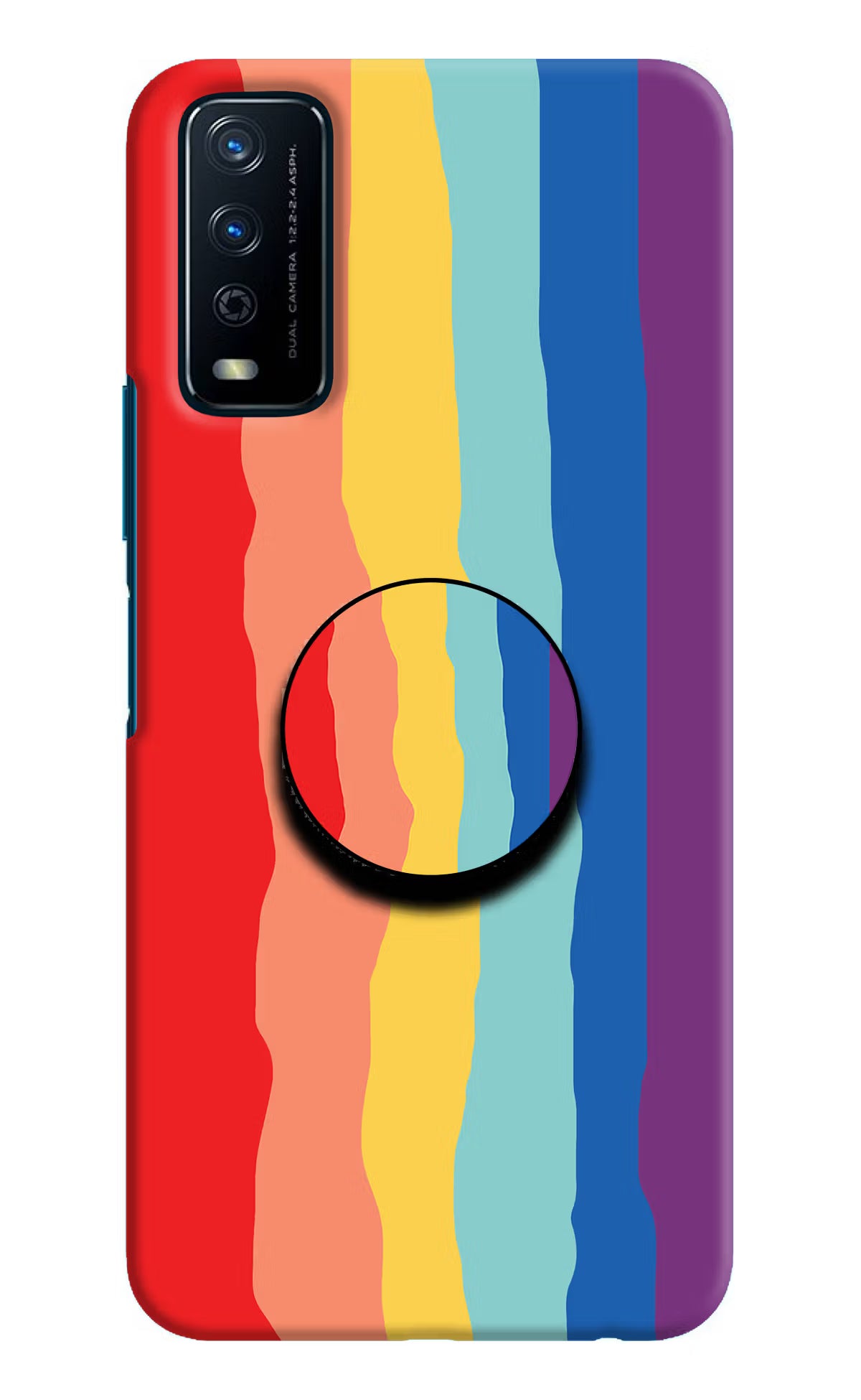 Rainbow Vivo Y12s Pop Case by Casekaro