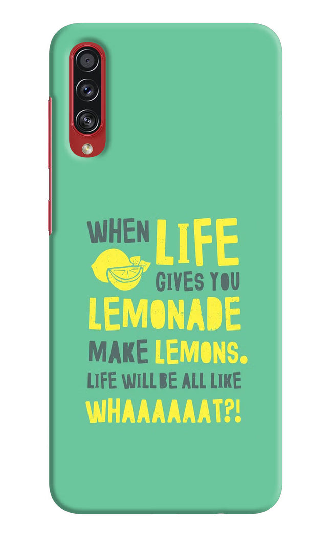 Quote Samsung A70s Hard Case Back Cover by Casekaro