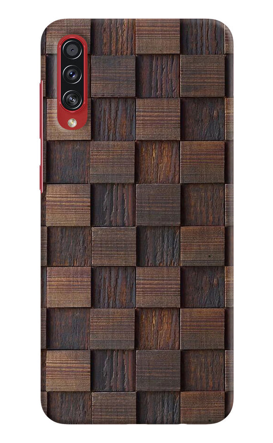 Wooden Cube Design Samsung A70s Hard Case Back Cover by Casekaro