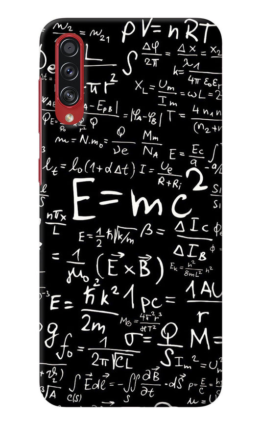 Physics Albert Einstein Formula Samsung A70s Back Cover