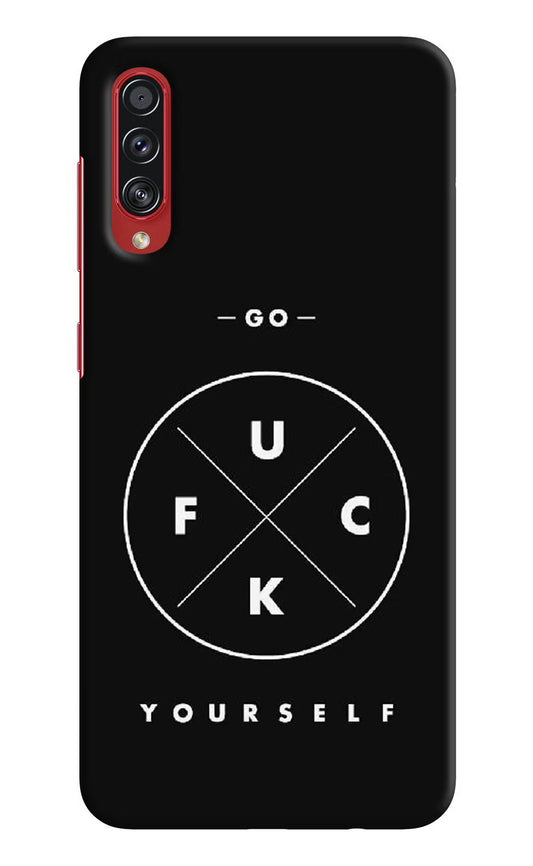 Go Fuck Yourself Samsung A70s Hard Case Back Cover by Casekaro