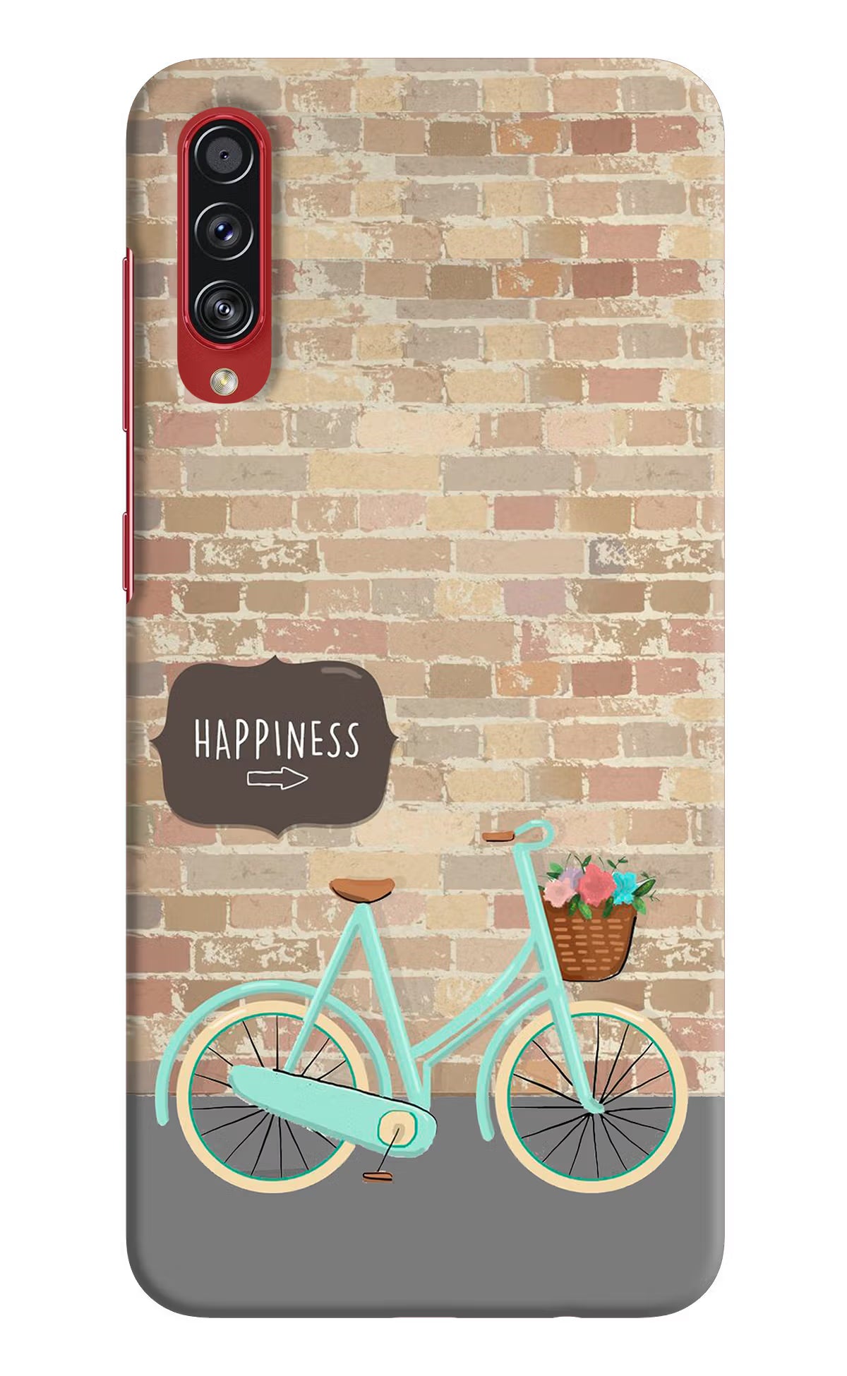 Happiness Artwork Samsung A70s Hard Case Back Cover by Casekaro