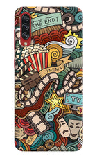 Cinema Abstract Samsung A70s Hard Case Back Cover by Casekaro