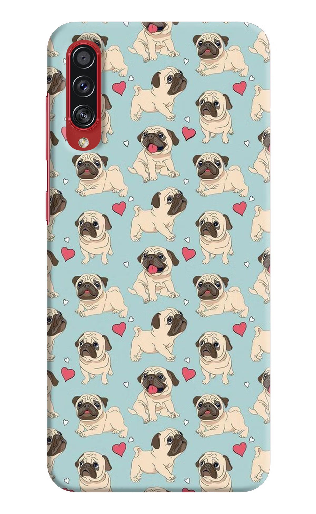 Pug Dog Samsung A70s Hard Case Back Cover by Casekaro