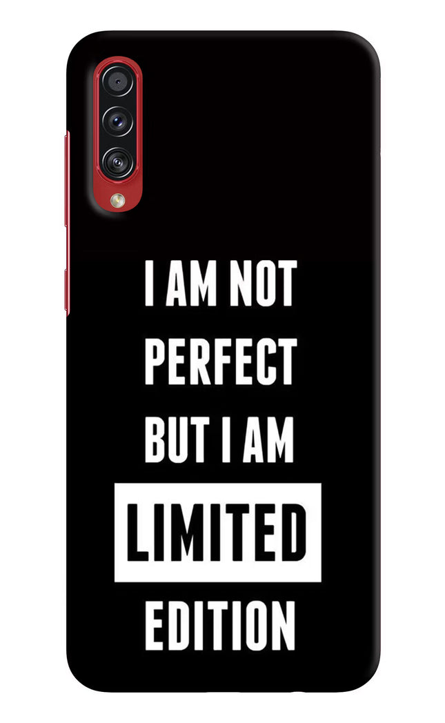 I Am Not Perfect But I Am Limited Edition Samsung A70s Hard Case Back Cover by Casekaro