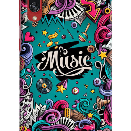 Music Graffiti Samsung A70s Hard Case Back Cover by Casekaro