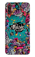 Music Graffiti Samsung A70s Hard Case Back Cover by Casekaro