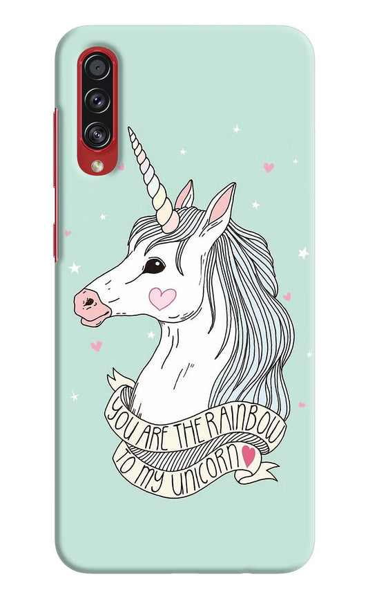 Unicorn Wallpaper Samsung A70s Hard Case Back Cover by Casekaro