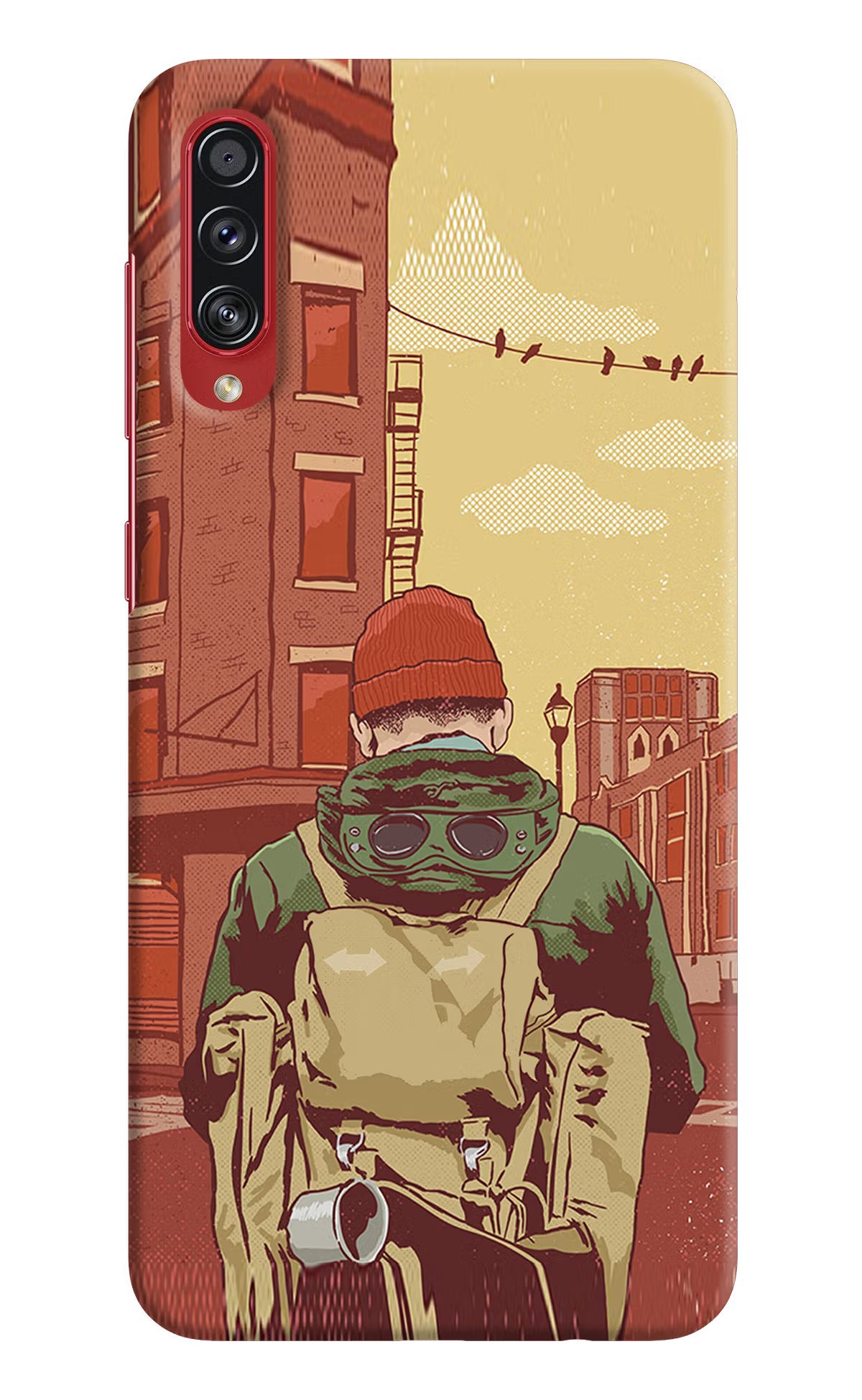 Adventurous Samsung A70s Hard Case Back Cover by Casekaro