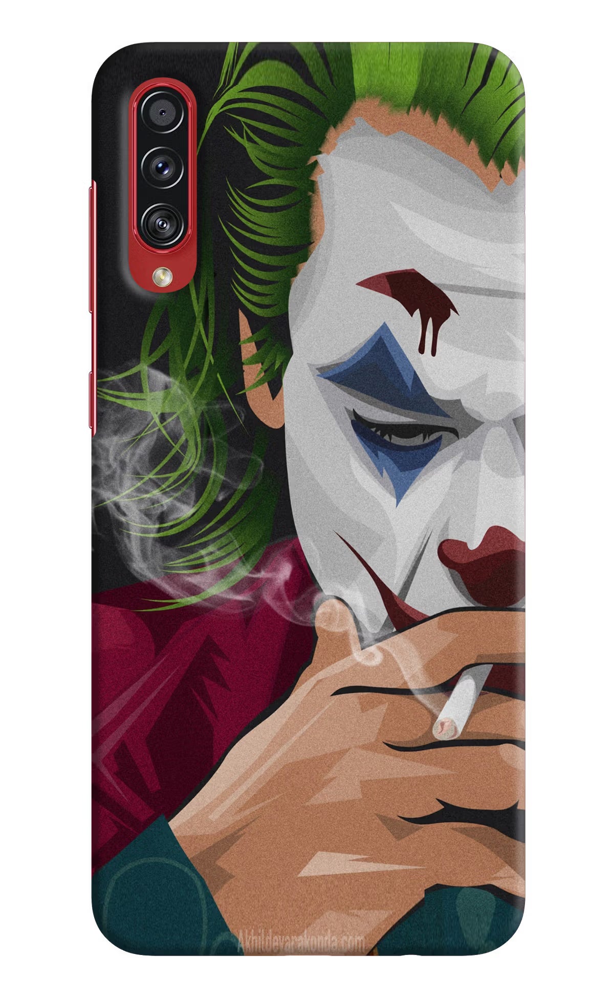 Joker Smoking Samsung A70s Hard Case Back Cover by Casekaro