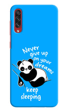 Keep Sleeping Samsung A70s Hard Case Back Cover by Casekaro