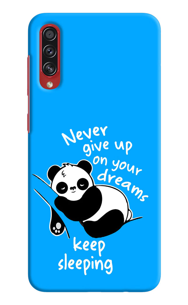 Keep Sleeping Samsung A70s Hard Case Back Cover by Casekaro
