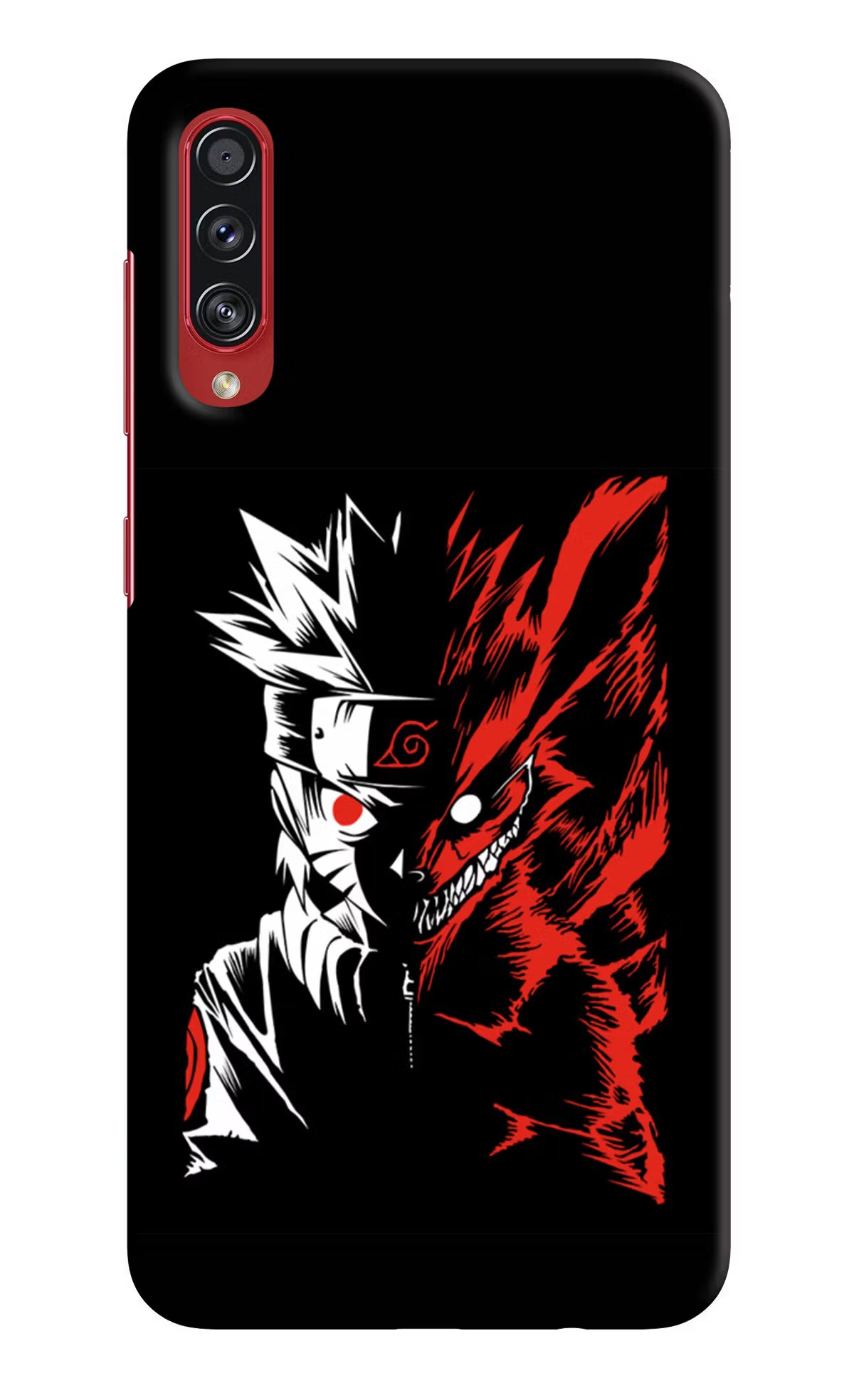 Naruto Two Face Samsung A70s Hard Case Back Cover by Casekaro