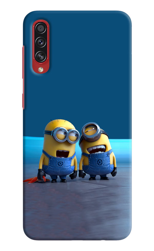 Minion Laughing Samsung A70s Hard Case Back Cover by Casekaro