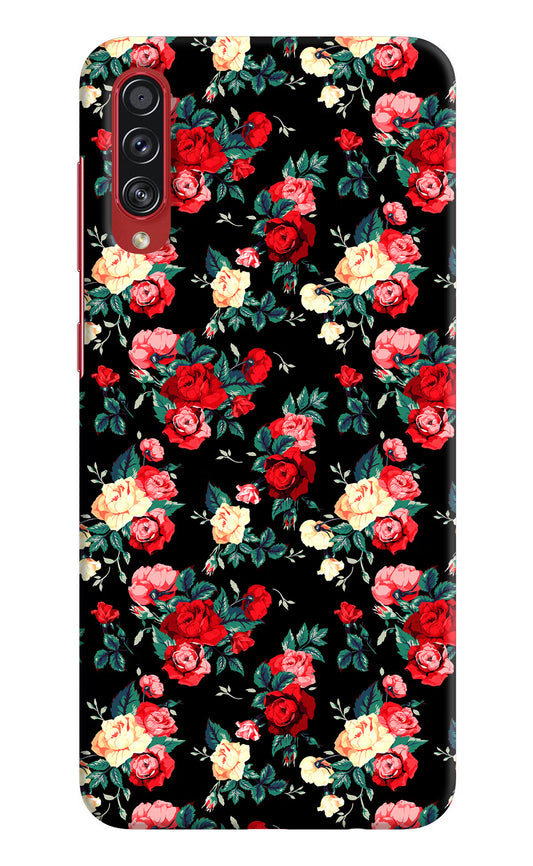Rose Pattern Samsung A70s Hard Case Back Cover by Casekaro