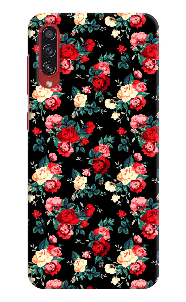 Rose Pattern Samsung A70s Hard Case Back Cover by Casekaro