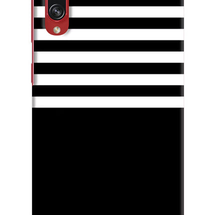 Black and White Print Samsung A70s Hard Case Back Cover by Casekaro