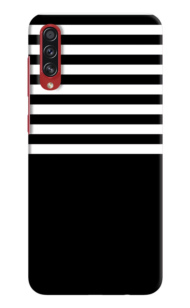 Black and White Print Samsung A70s Hard Case Back Cover by Casekaro