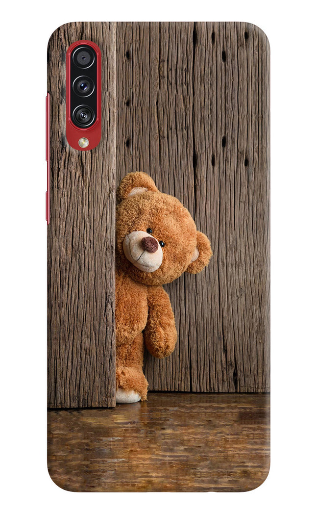 Teddy Wooden Samsung A70s Hard Case Back Cover by Casekaro