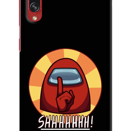 Among Us Shhh! Samsung A70s Hard Case Back Cover by Casekaro