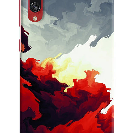 Fire Cloud Samsung A70s Hard Case Back Cover by Casekaro