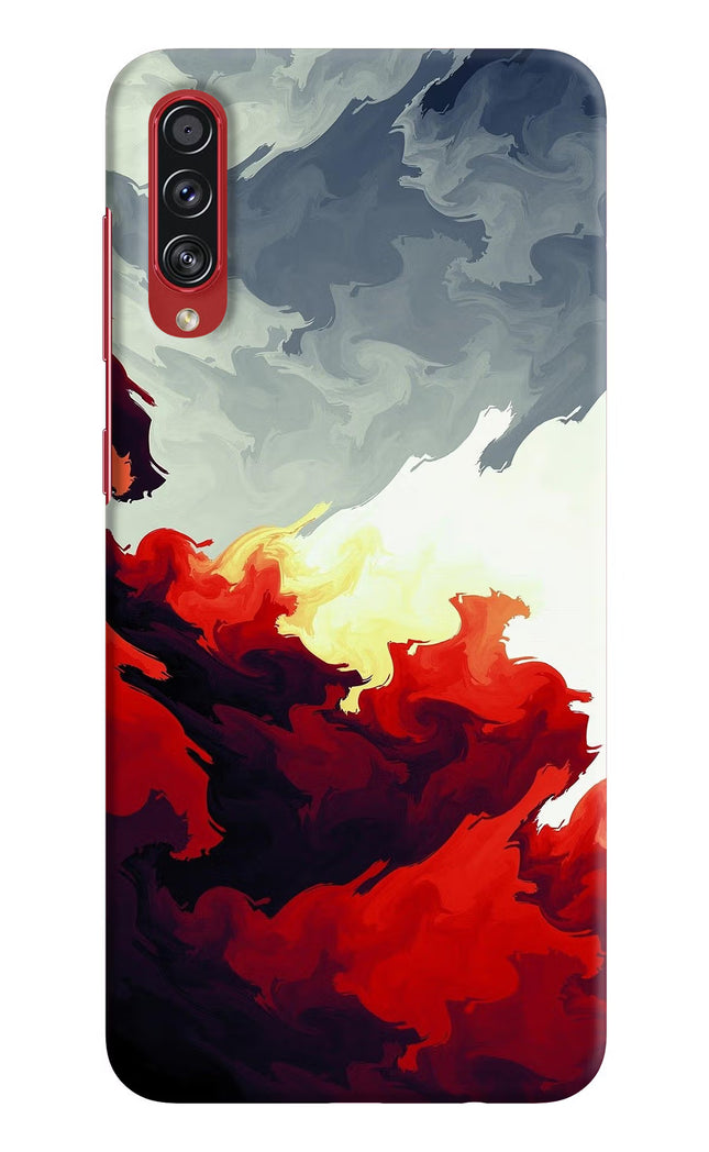 Fire Cloud Samsung A70s Hard Case Back Cover by Casekaro