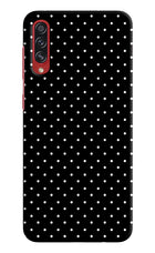 White Dots Samsung A70s Hard Case Back Cover by Casekaro