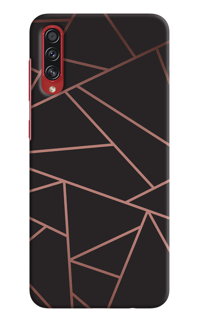 Geometric Pattern Samsung A70s Hard Case Back Cover by Casekaro