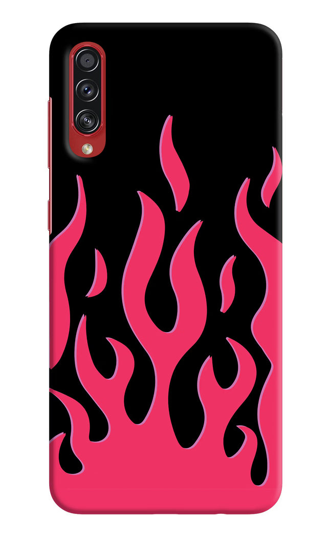 Fire Flames Samsung A70s Hard Case Back Cover by Casekaro