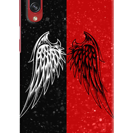 Wings Samsung A70s Hard Case Back Cover by Casekaro