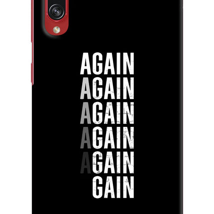 Again Again Gain Samsung A70s Hard Case Back Cover by Casekaro