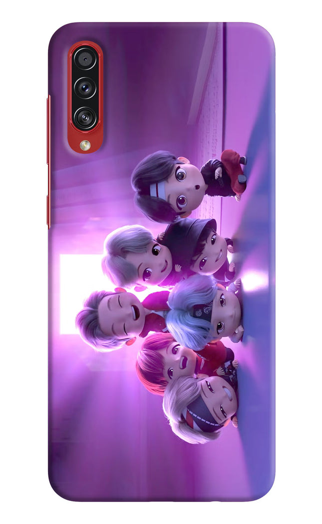 BTS Chibi Samsung A70s Hard Case Back Cover by Casekaro