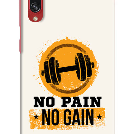 No Pain No Gain Samsung A70s Hard Case Back Cover by Casekaro