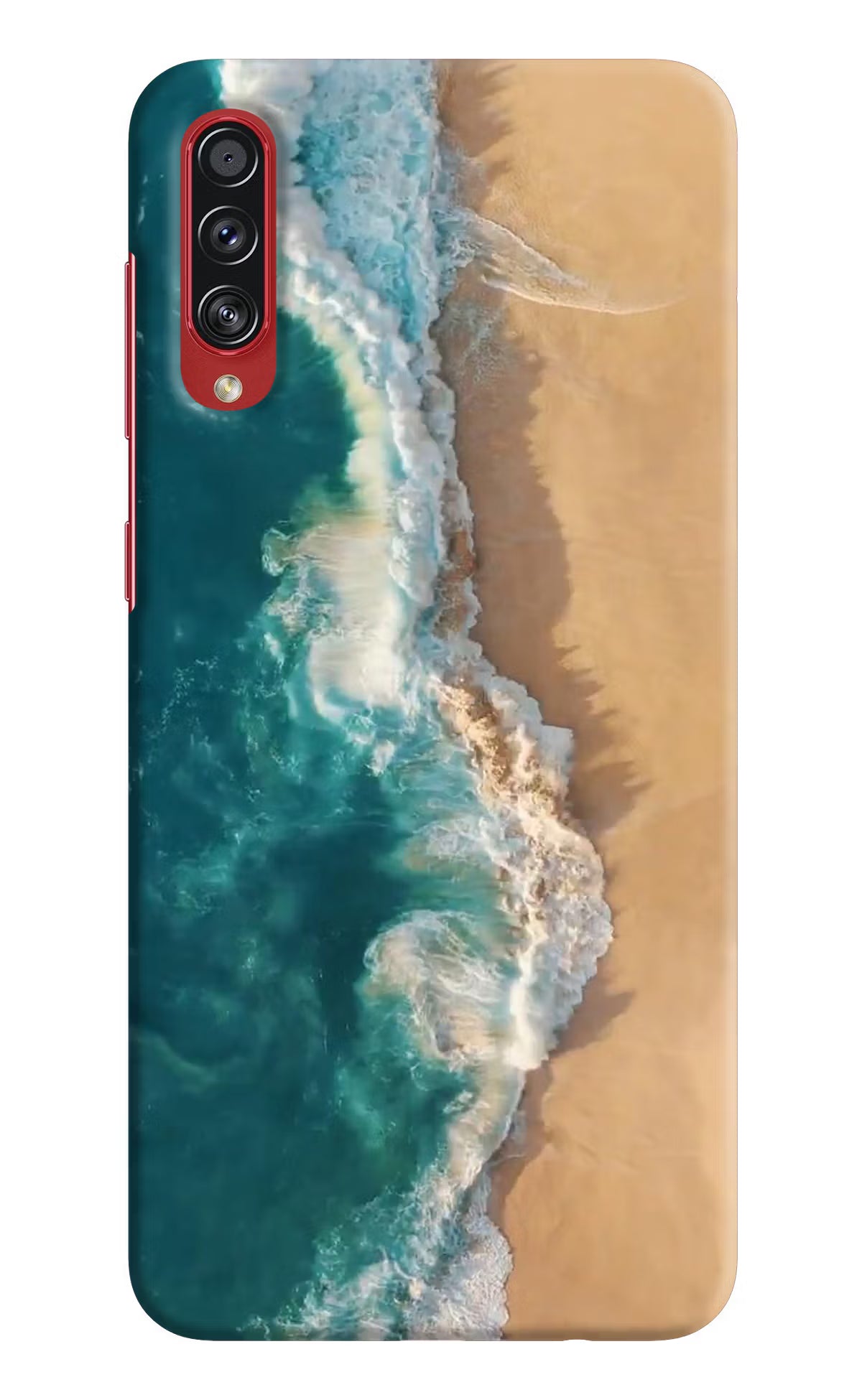Ocean Beach Samsung A70s Hard Case Back Cover by Casekaro