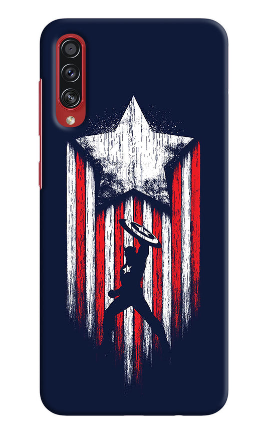 Captain America Marvel Art Samsung A70s Back Cover