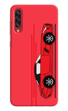 Red Velocity Samsung A70s Hard Case Back Cover by Casekaro