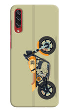 Vertical Speedster Samsung A70s Hard Case Back Cover by Casekaro